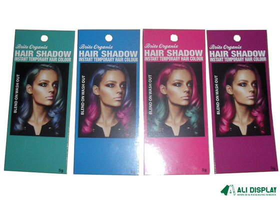 200 مم نفطة ورقية ملونة بطاقة طباعة أوفست طباعة الشعر CMYK CDR