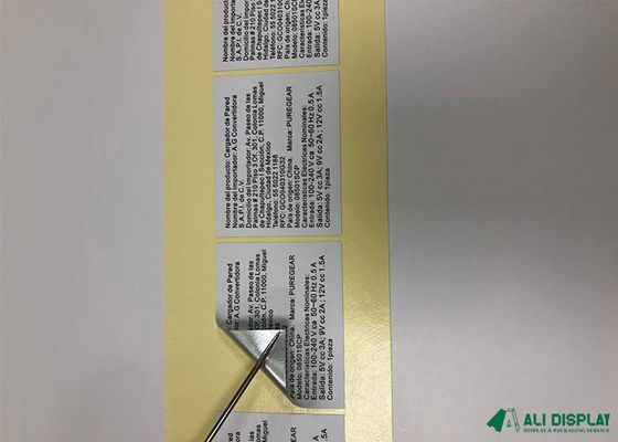 مستحضرات التجميل BOPP ملصق تسمية لاصقة 30mm التعبئة والتغليف ملصق طباعة أوفست